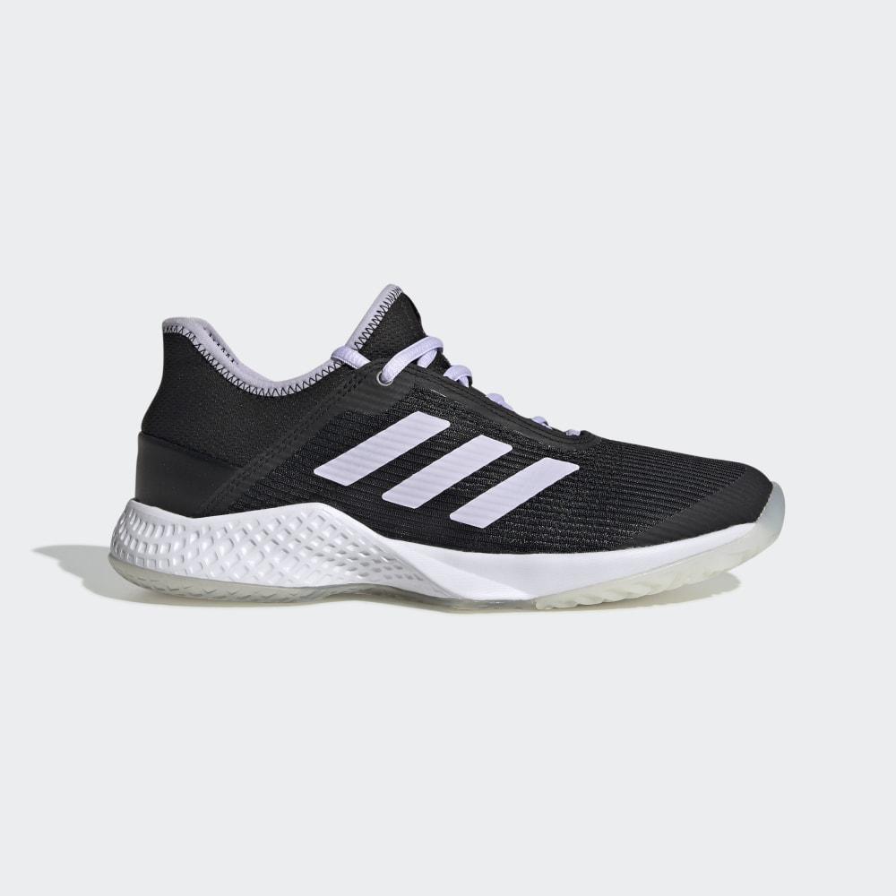 Pantofi Tenis Adidas Adizero Club Dama Romania - Negrii/Violet/Albi EF2775